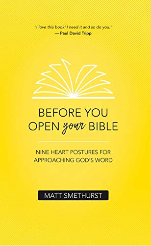 Before you open your Bible