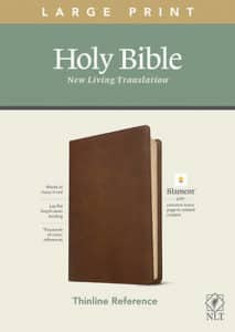 NLT Large Print Thinline Reference Bible