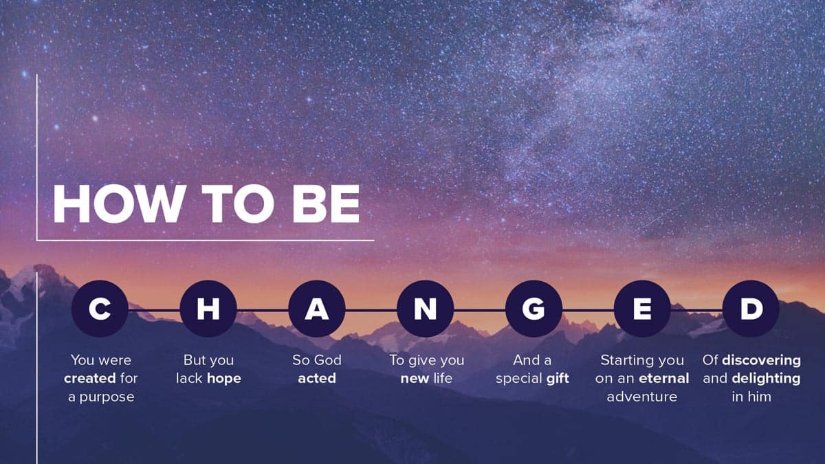 How to be Changed
