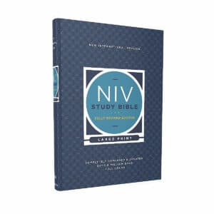 NIV Large print study Bible